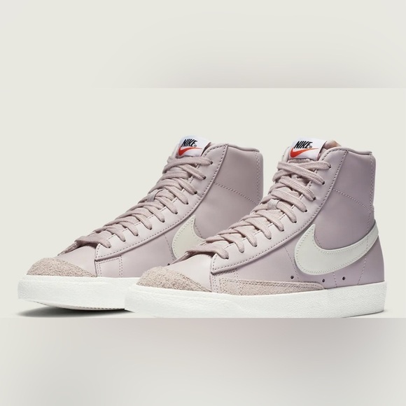Nike Shoes - Mauve And Beige Pair Up On Latest Womens Nike Blazer Mid ’77 Size 10